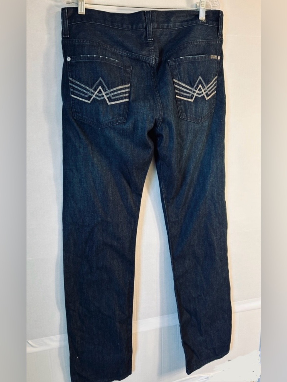 NWT Seven 7 Jeans Straight Standard Creased Beck Mens Gift - Picture 3 of 5